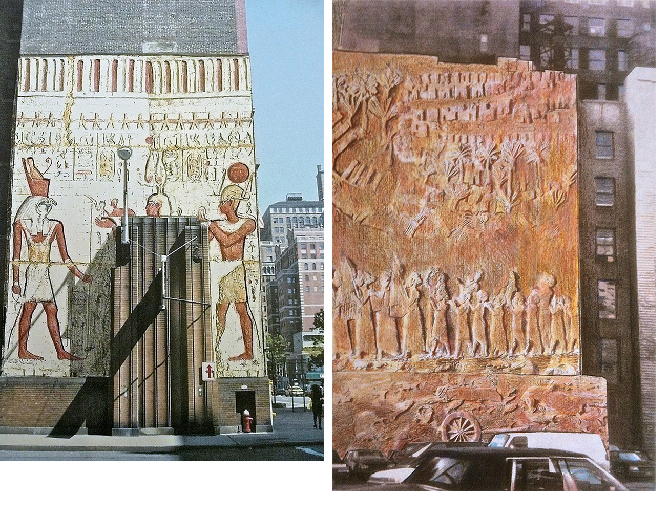 Proposal for Lincoln Tunnel Entrance with Egyptian Relief New York, NY. (1990)