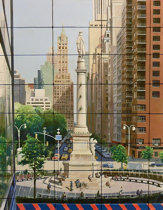 View of Columbus Circle from TimeWarner (2008)