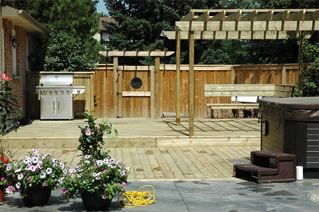 We can build your deck oasis in Milton, just like this GTA deck that Burloak built.