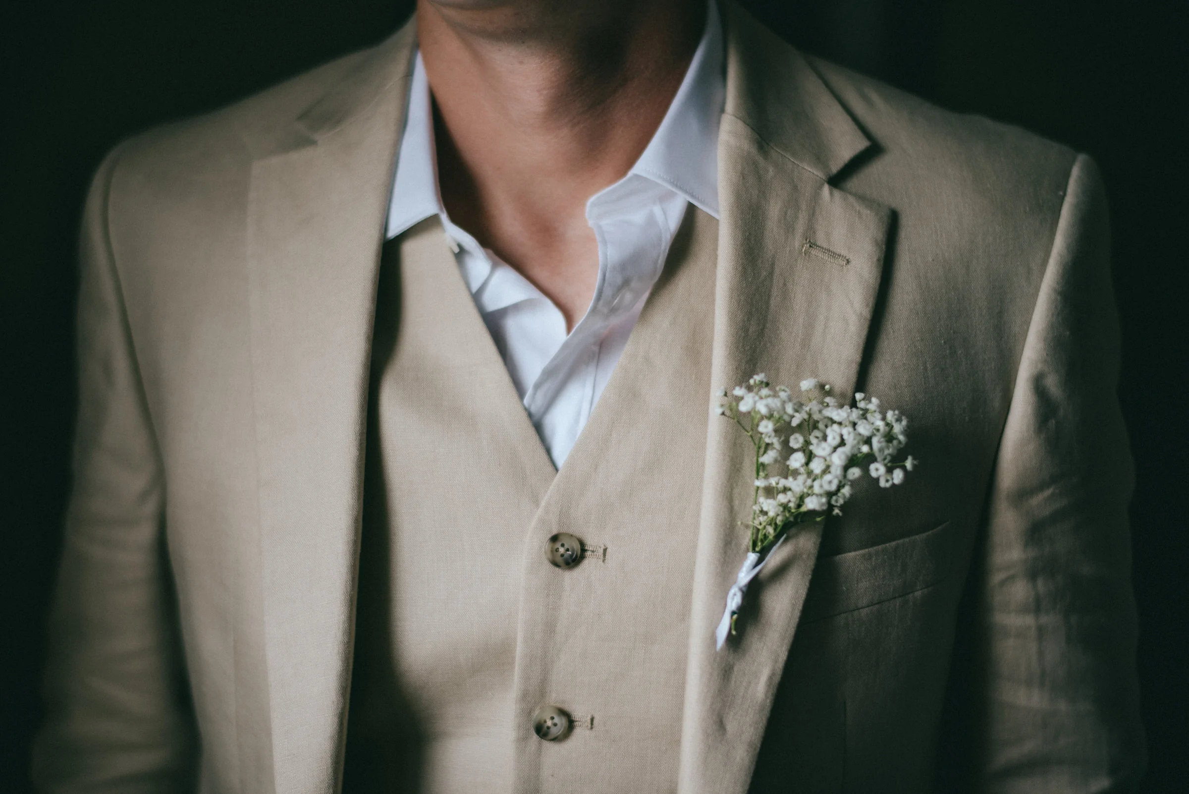 groom getting ready