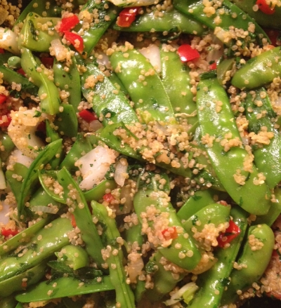 Quinoa stir fry