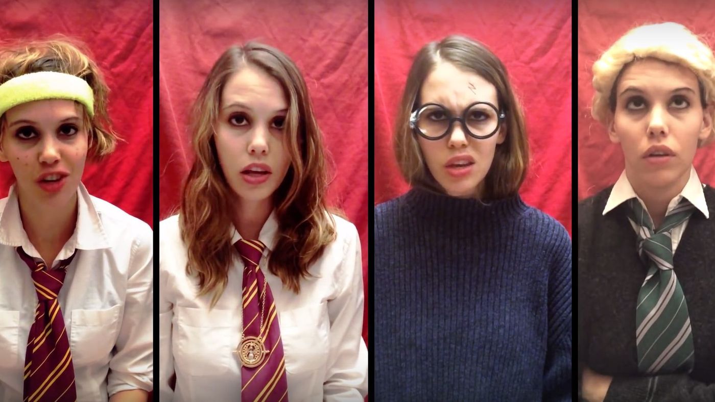 A mashup of Taylor Swift songs and the world of Harry Potter.