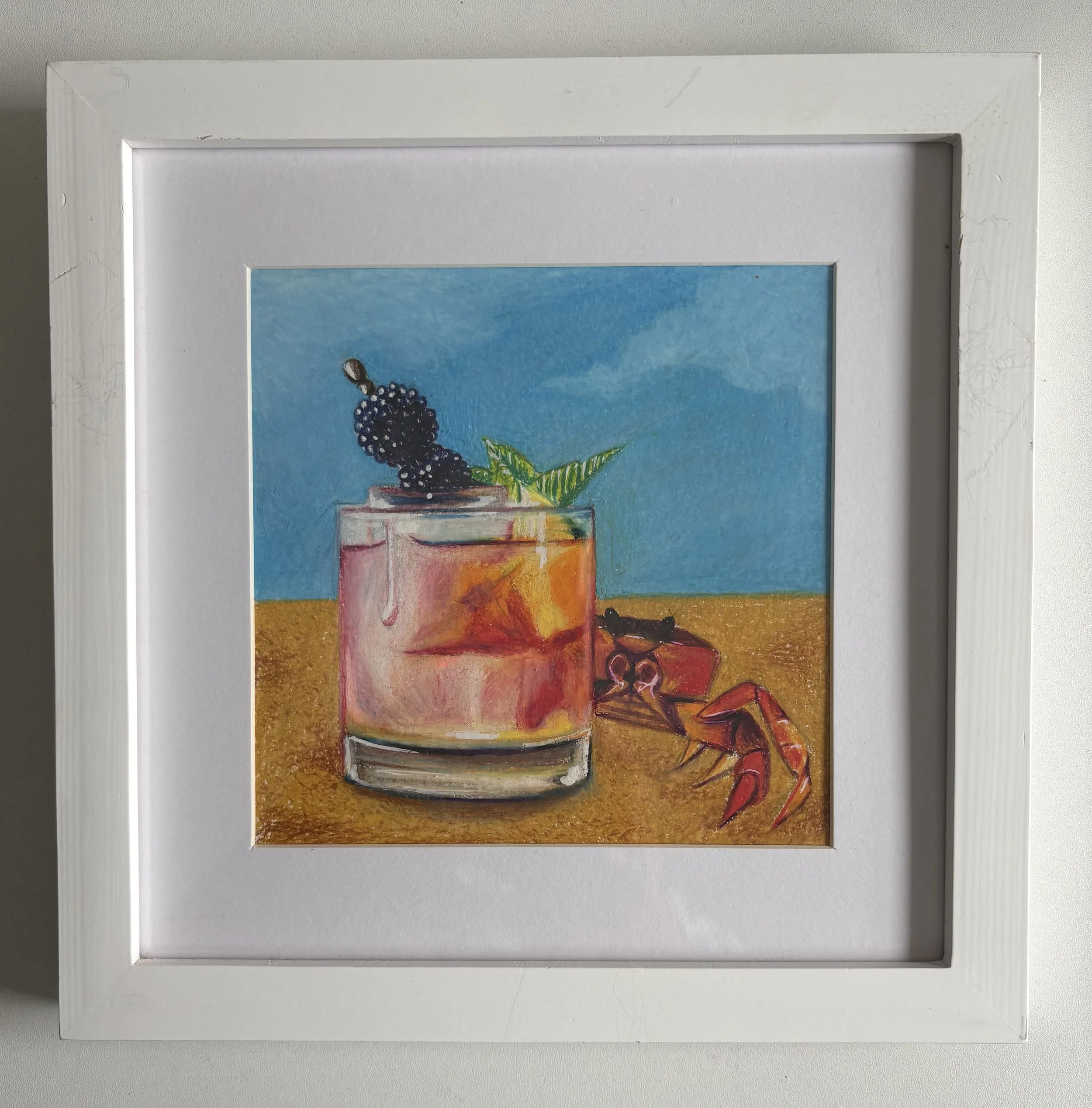 Crabby Framed original.jpg