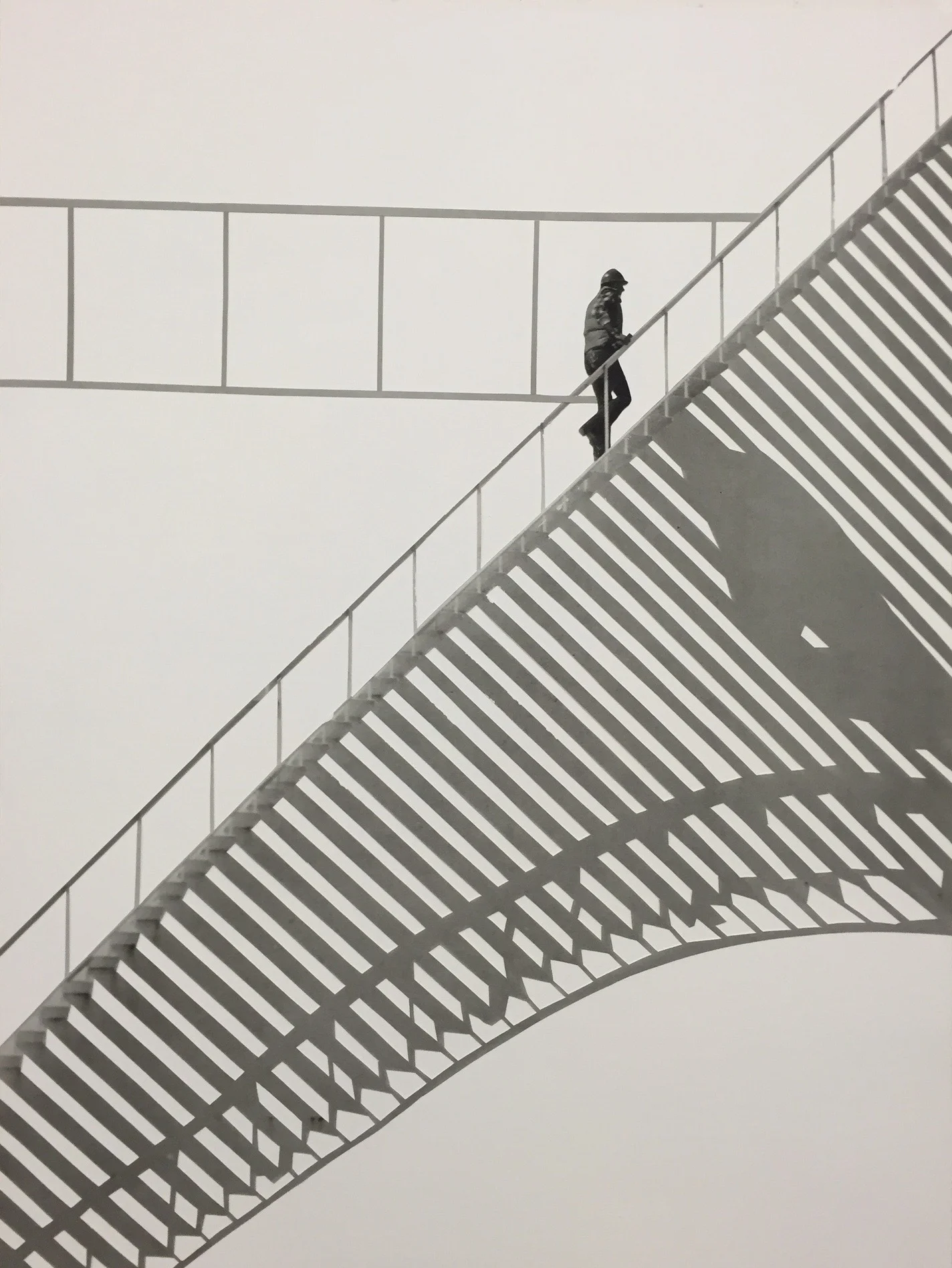 Stair Shadow - 2015 - Collage on paper