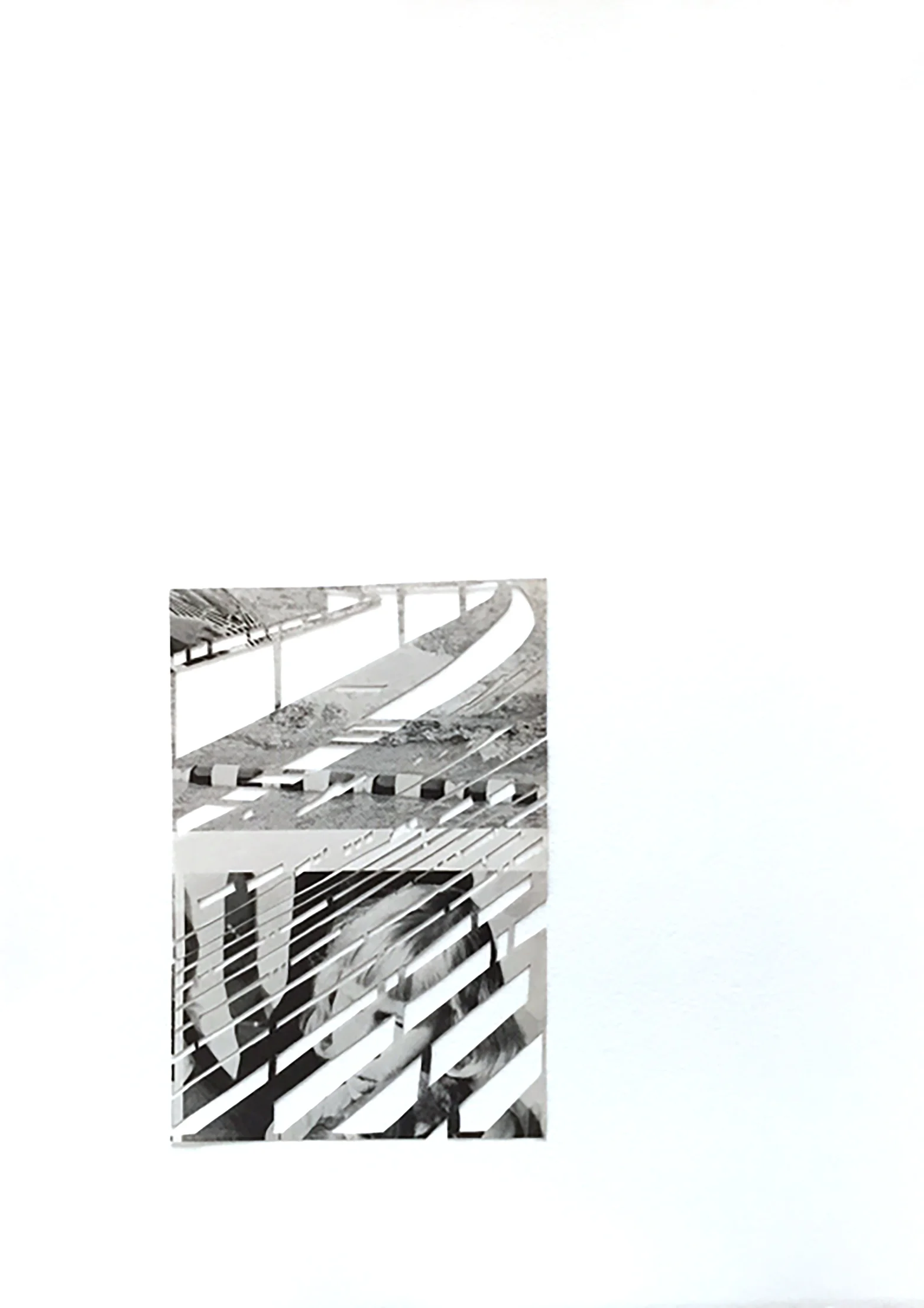 Stadium - 2016 - Collage on paper