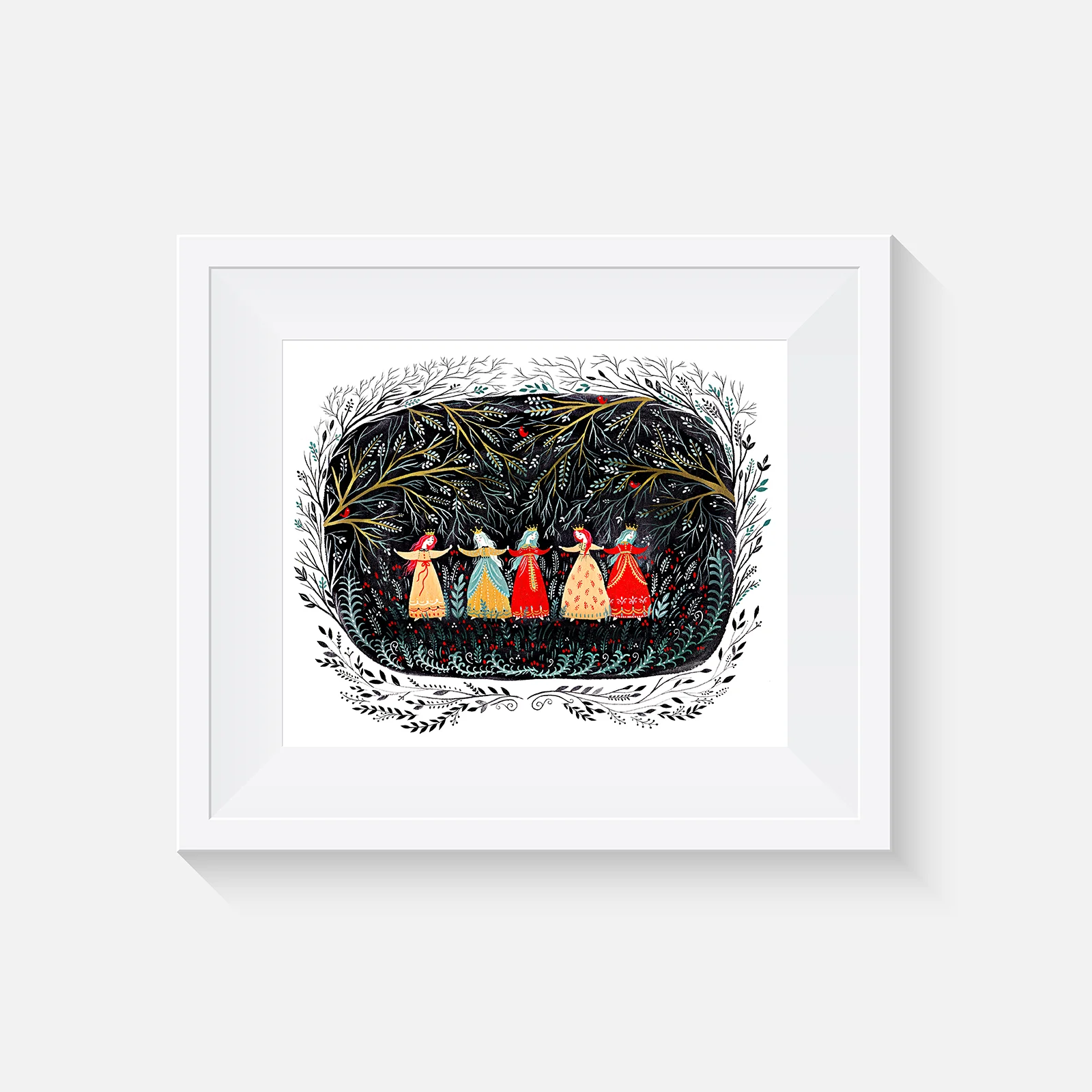 Five Princess framed.jpg