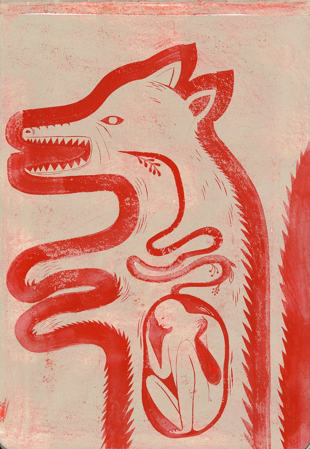 The Book of Monsters an Illustration by Dinara Mirtalipova www.mirdinara.com