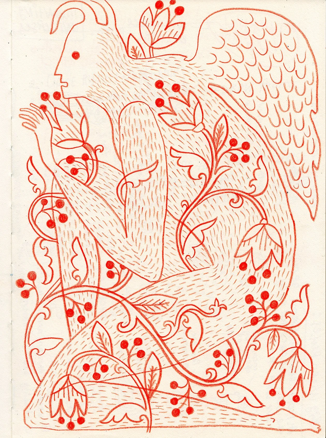 The Book of Monsters an Illustration by Dinara Mirtalipova www.mirdinara.com