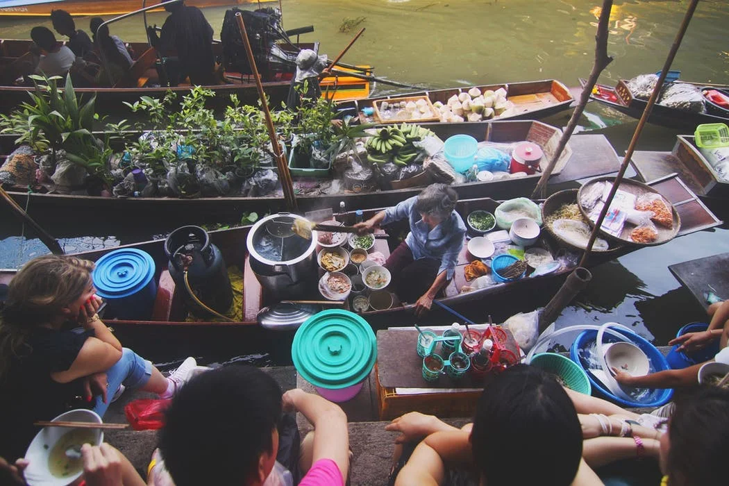 Thai Floating Market.