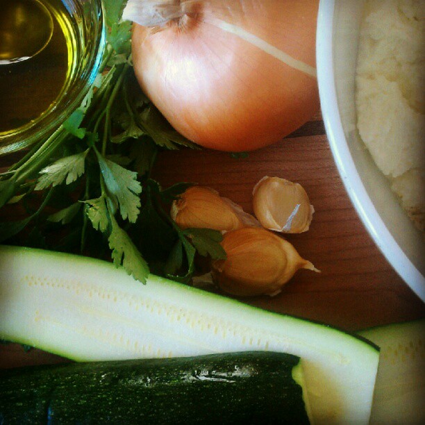 Zucchini stuffed with ricotta (Taken with Instagram)