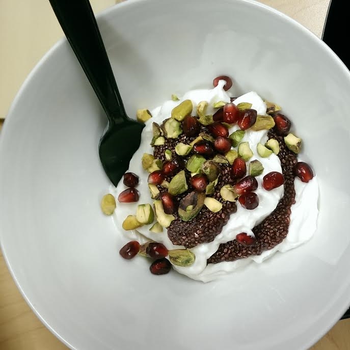 Pomegranate Chia Seed Yogurt Parfait