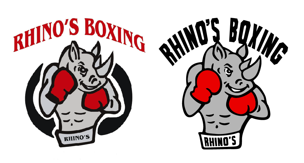 Branding Redesign for Rhinos Boxing.