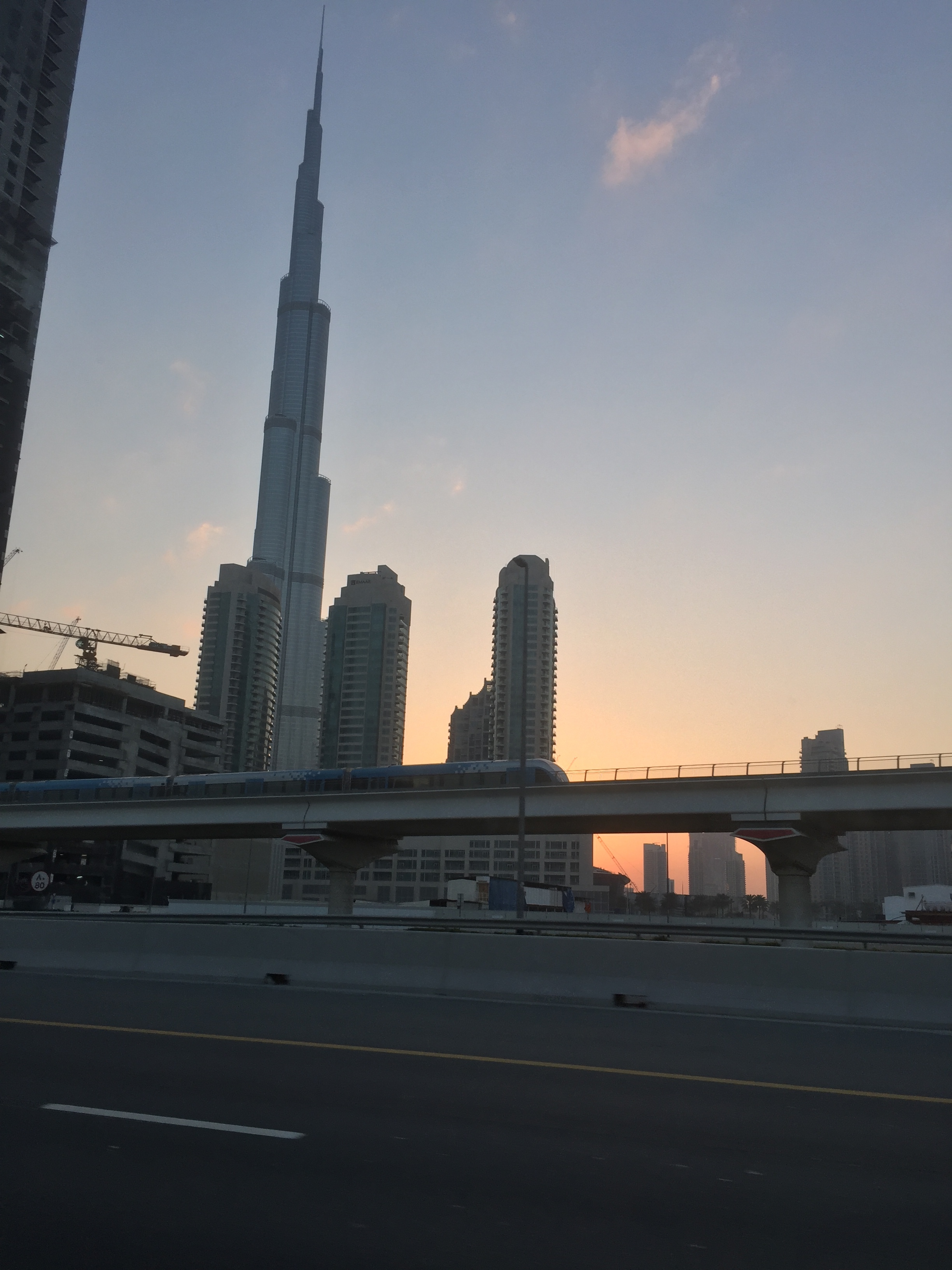 The Burj Khalifa- Tallest Building in the world.