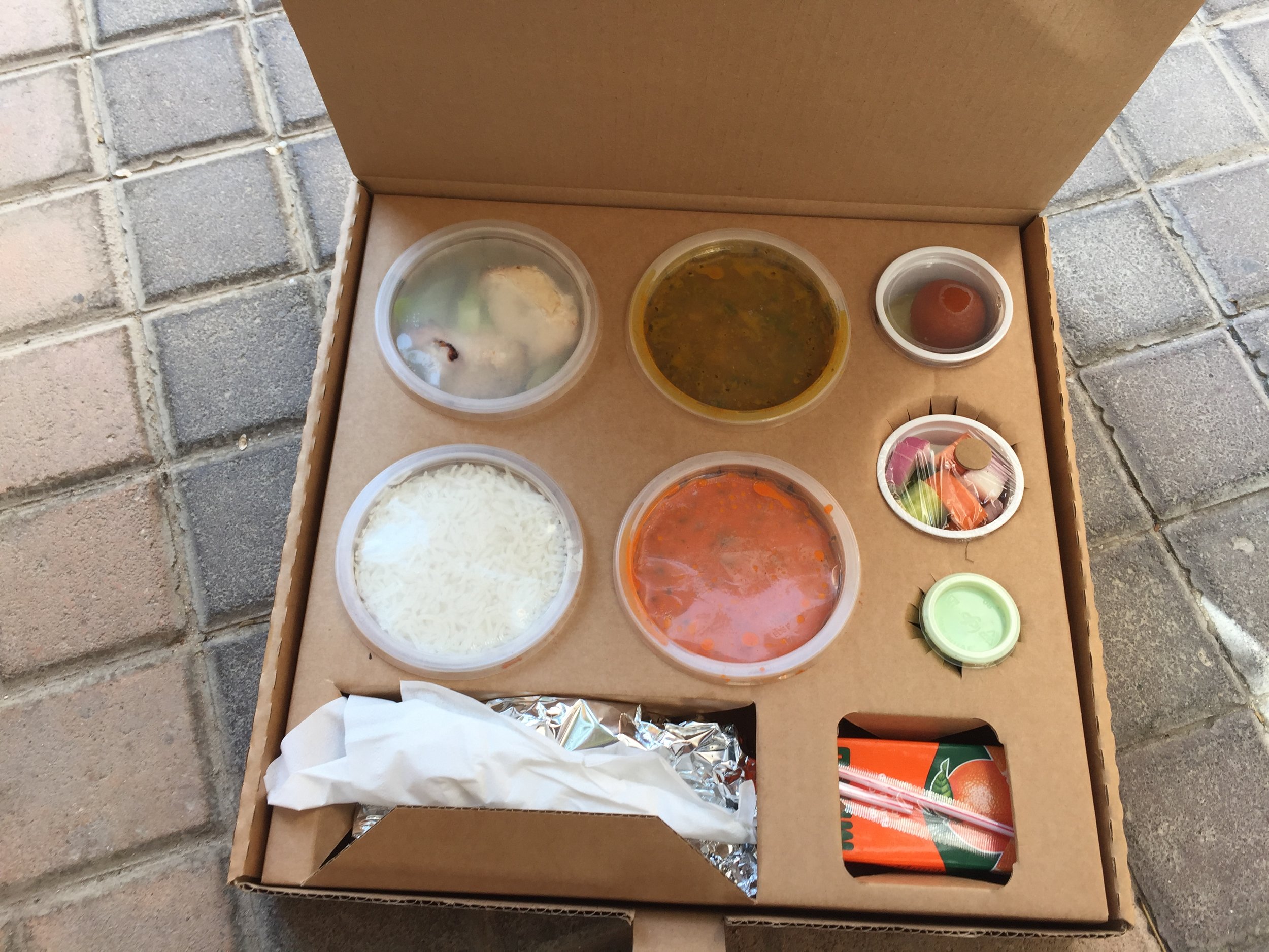 I ate Indian food every day...