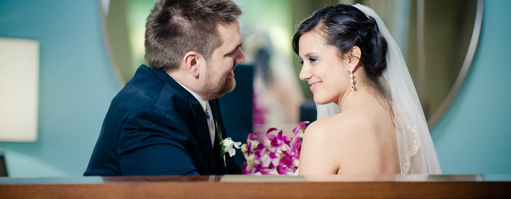 karen + kyle - boda en el hotel marriot