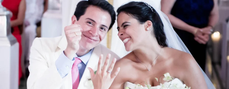 laura + sebastian - boda en el centro de convenciones de cartagena