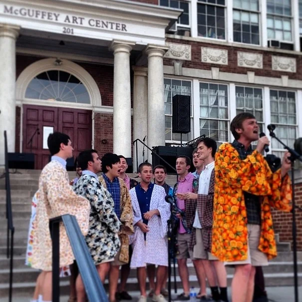 The Hullabahoos performing at the annual Tom Tom Founders Festival in '14