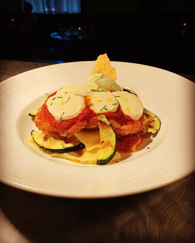 Chicken Parm on special tonight!
House-made Pasta
Red Sauce!
Fresh Mozzarella
Very Very Local Zucchini
Basil Ricotta
Parm Crisp!
