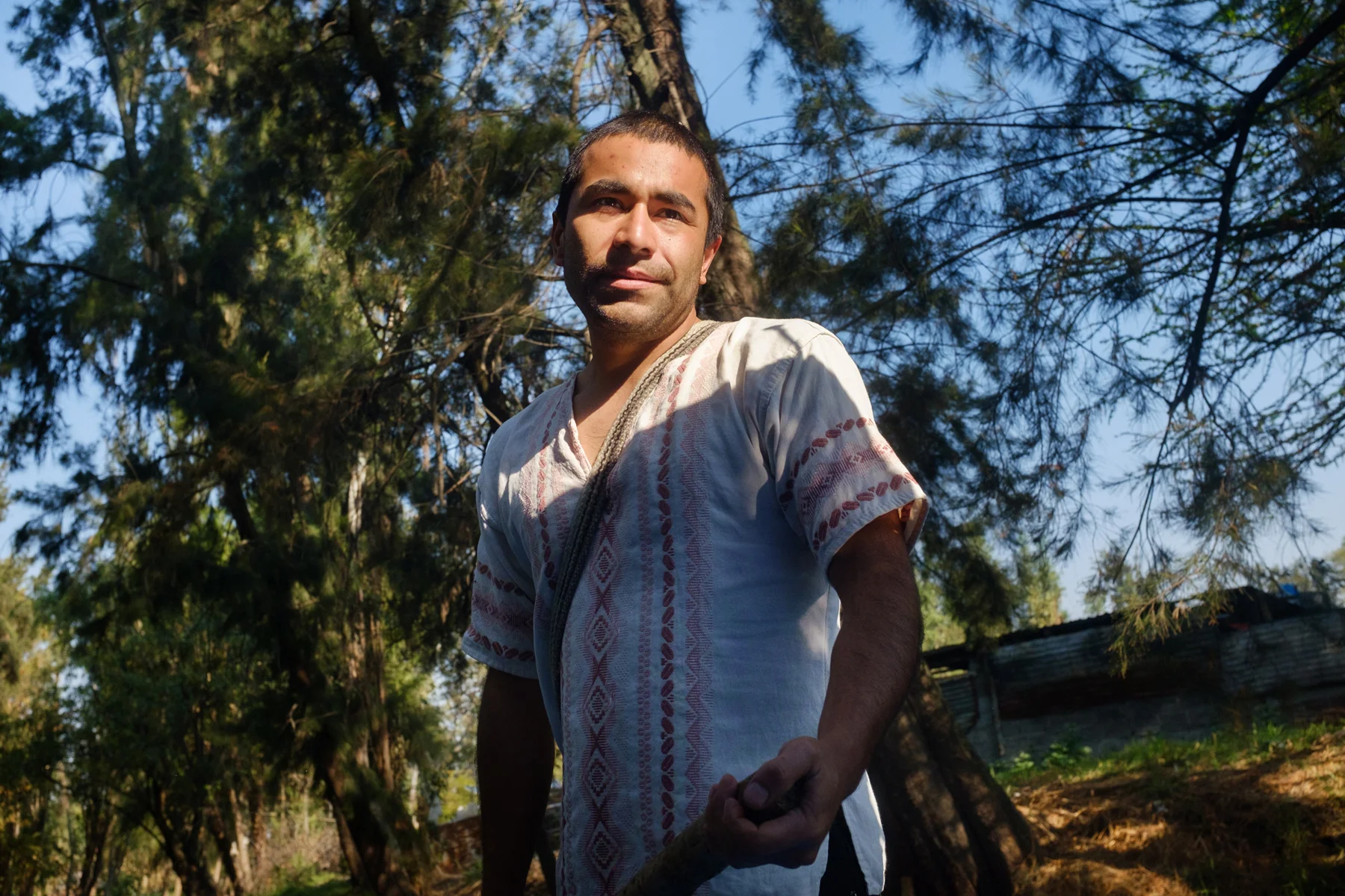 March 3, 2018 - Mexico City, Mexico: Ehecatl Emiliano Morales Valdelamar, co-founder of Plan Acalli. (GOOD Magazine/Mallika Vora)