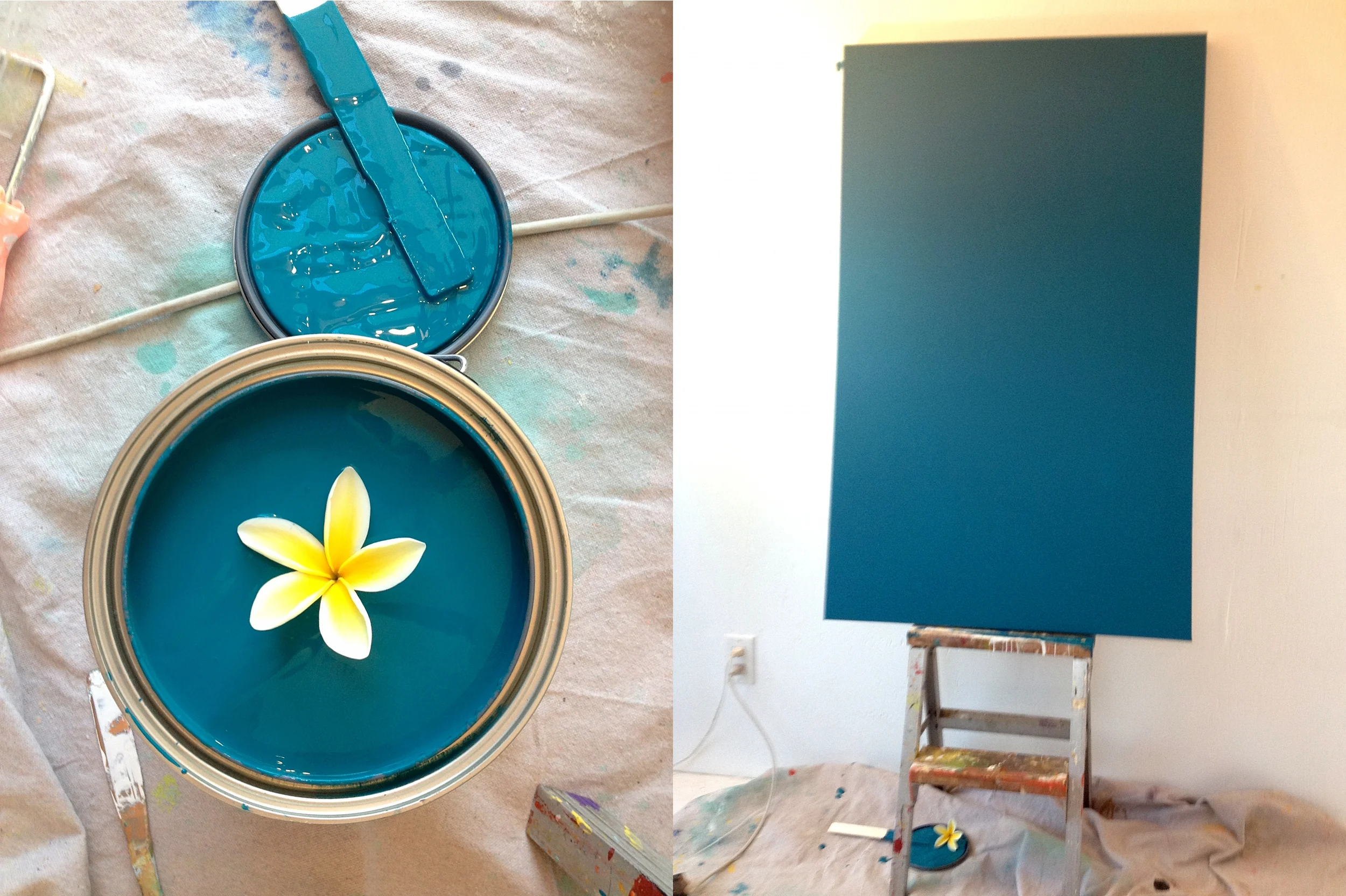 Ahhhh this blue soothes my eyes.