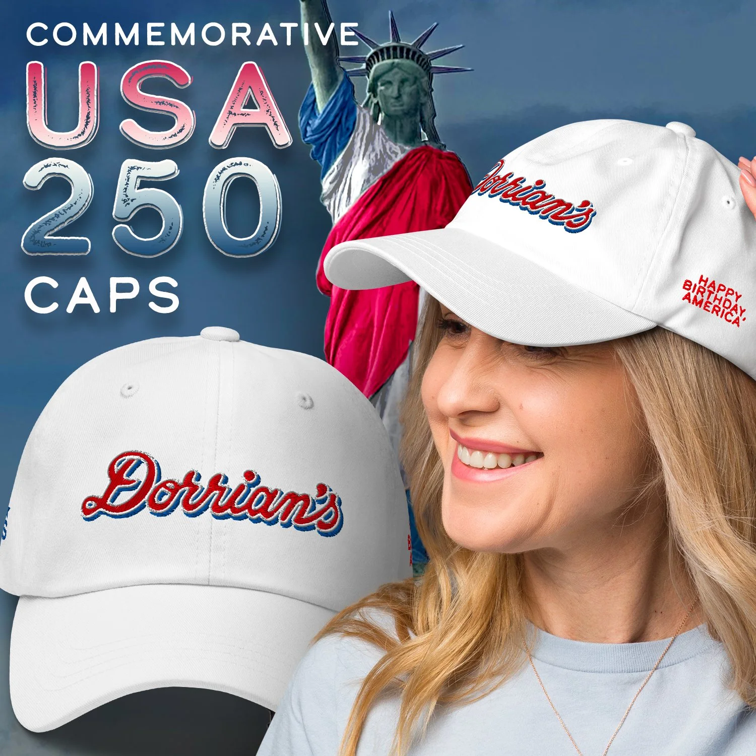 DRH Commemorative USA 250th Birthday Hat [Limited/Special Edition]