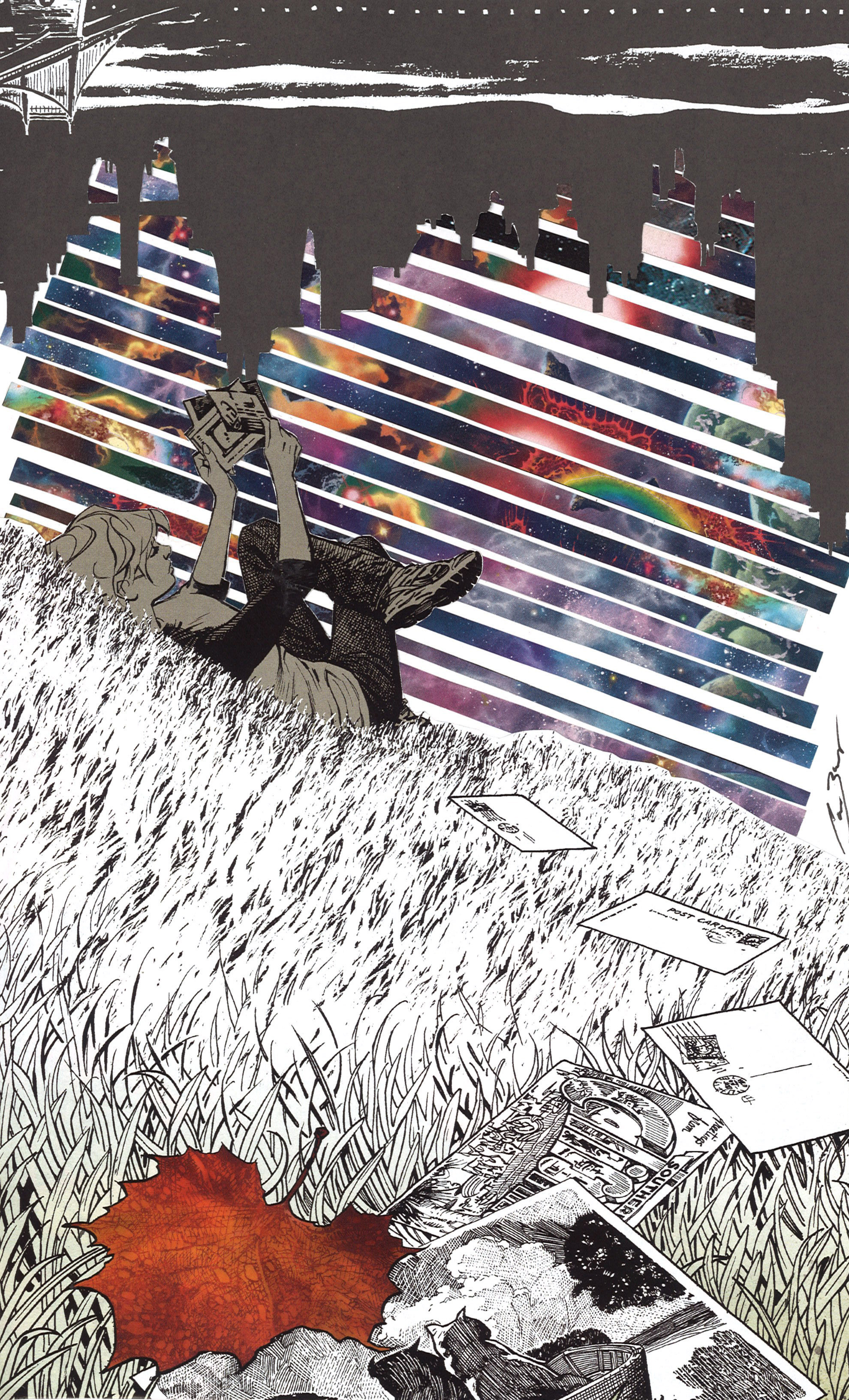 “Harmonious Collision,” Collage by Camilla Zhang