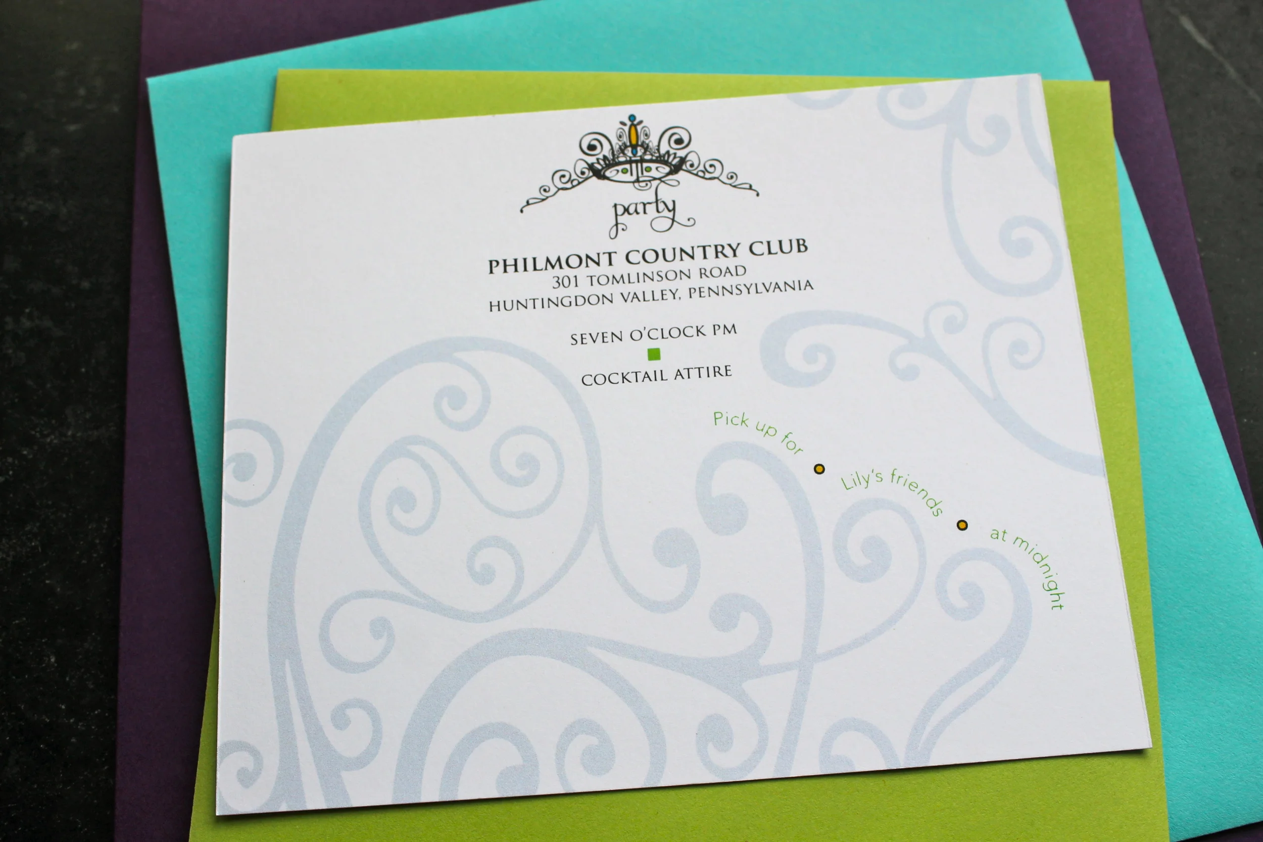 14. Detail of Lily's Reception Card.JPG