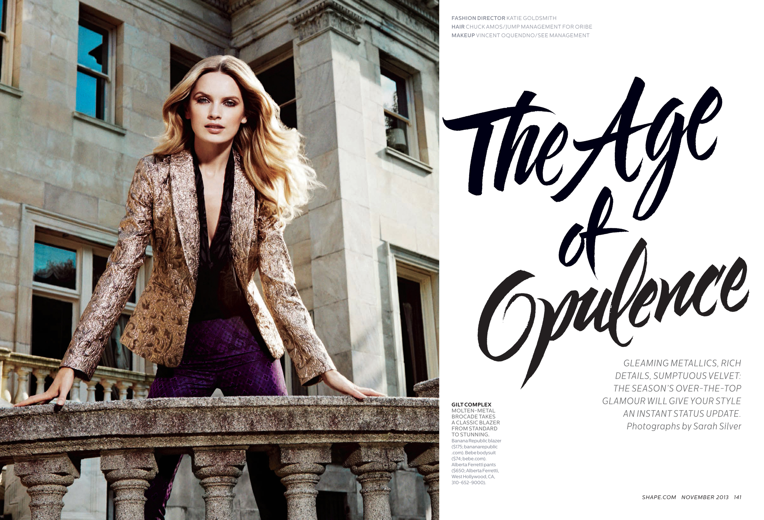 The Age of Opulence, November 2013
