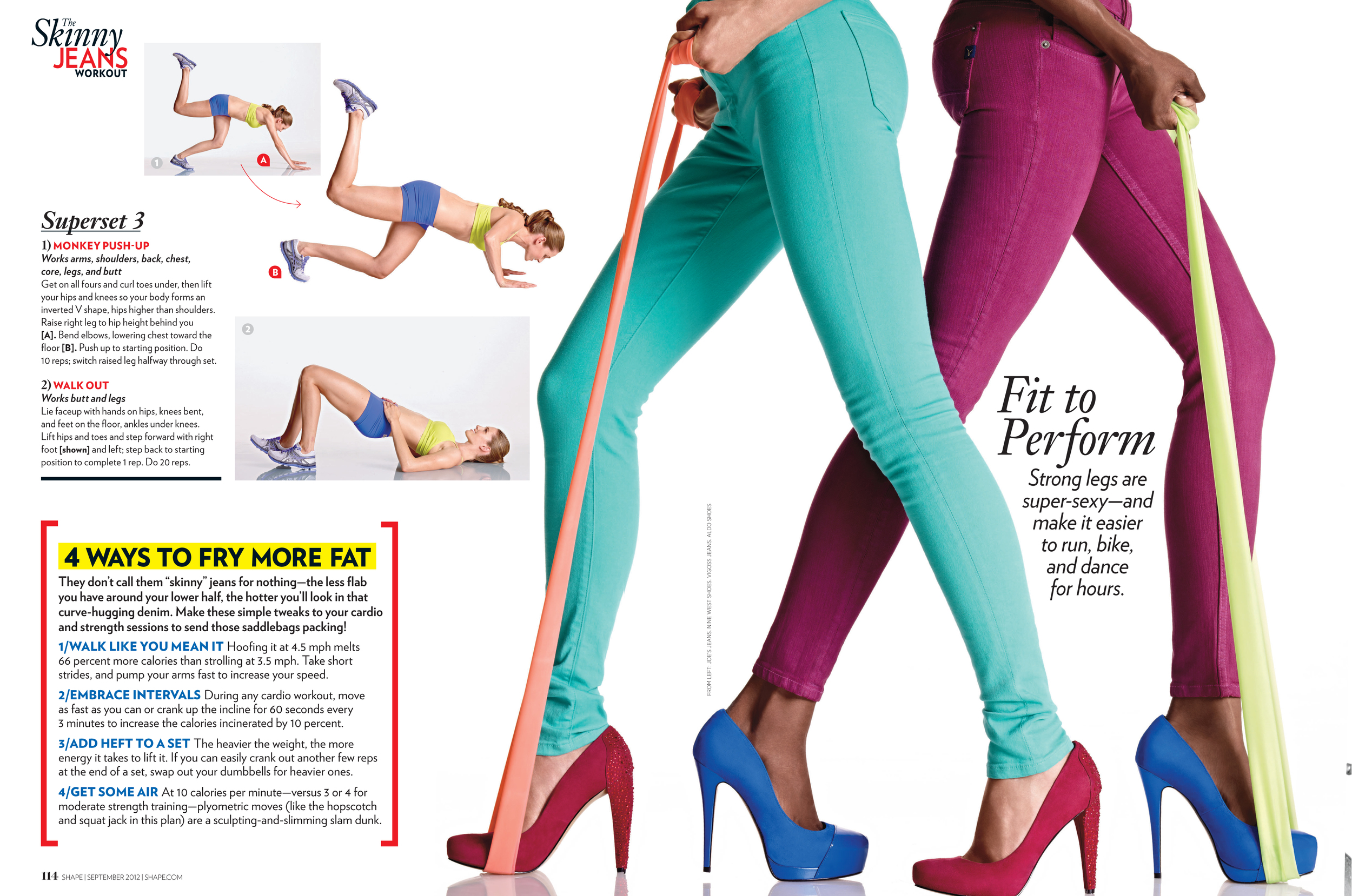 The Skinny Jean Workout, September 2012