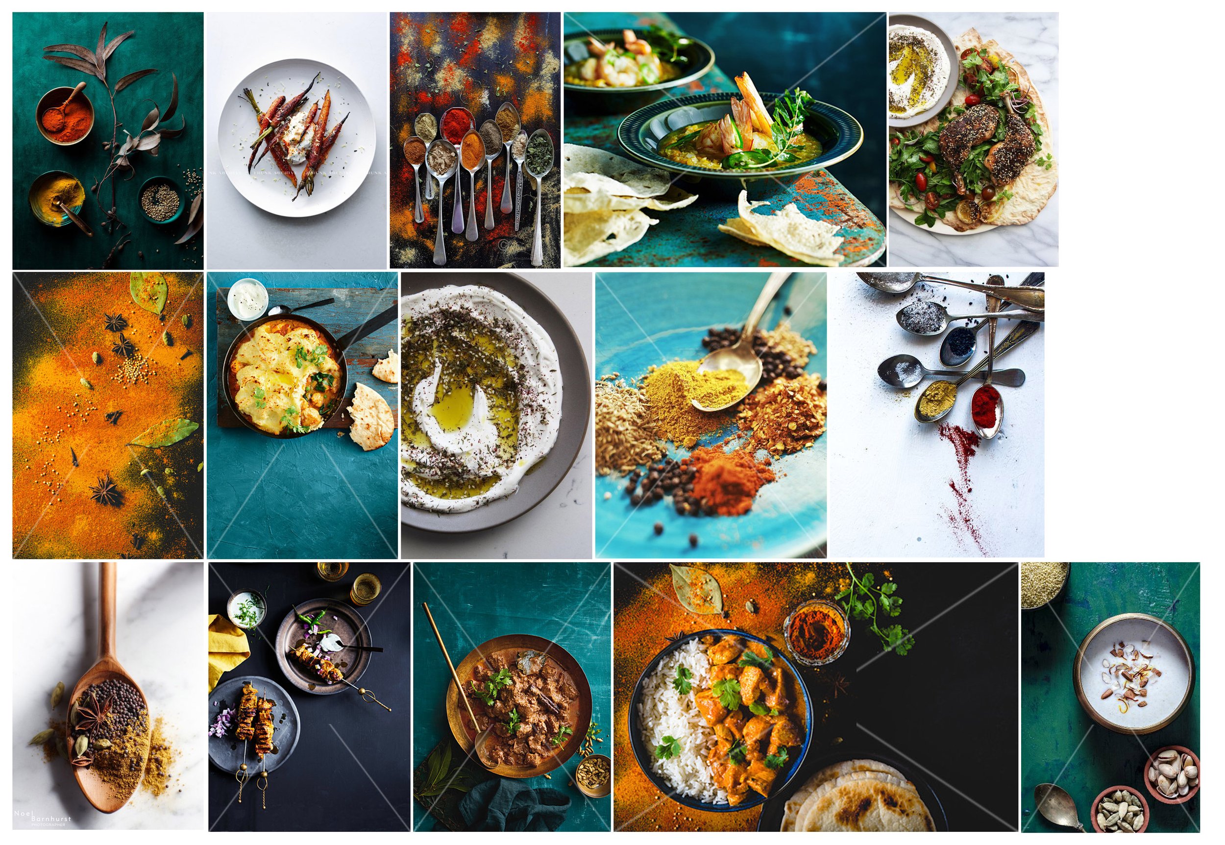 Moodboard: Food Feature- Spice Things Up