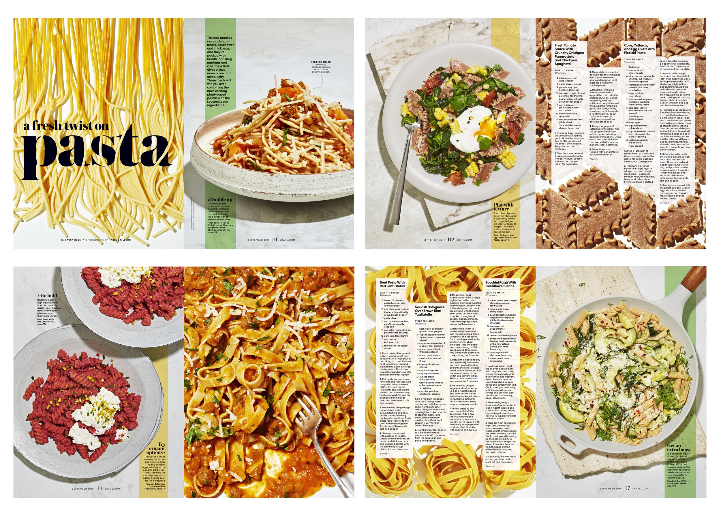 Final Photos and Layout: Food Feature- A Fresh Twist On Pasta