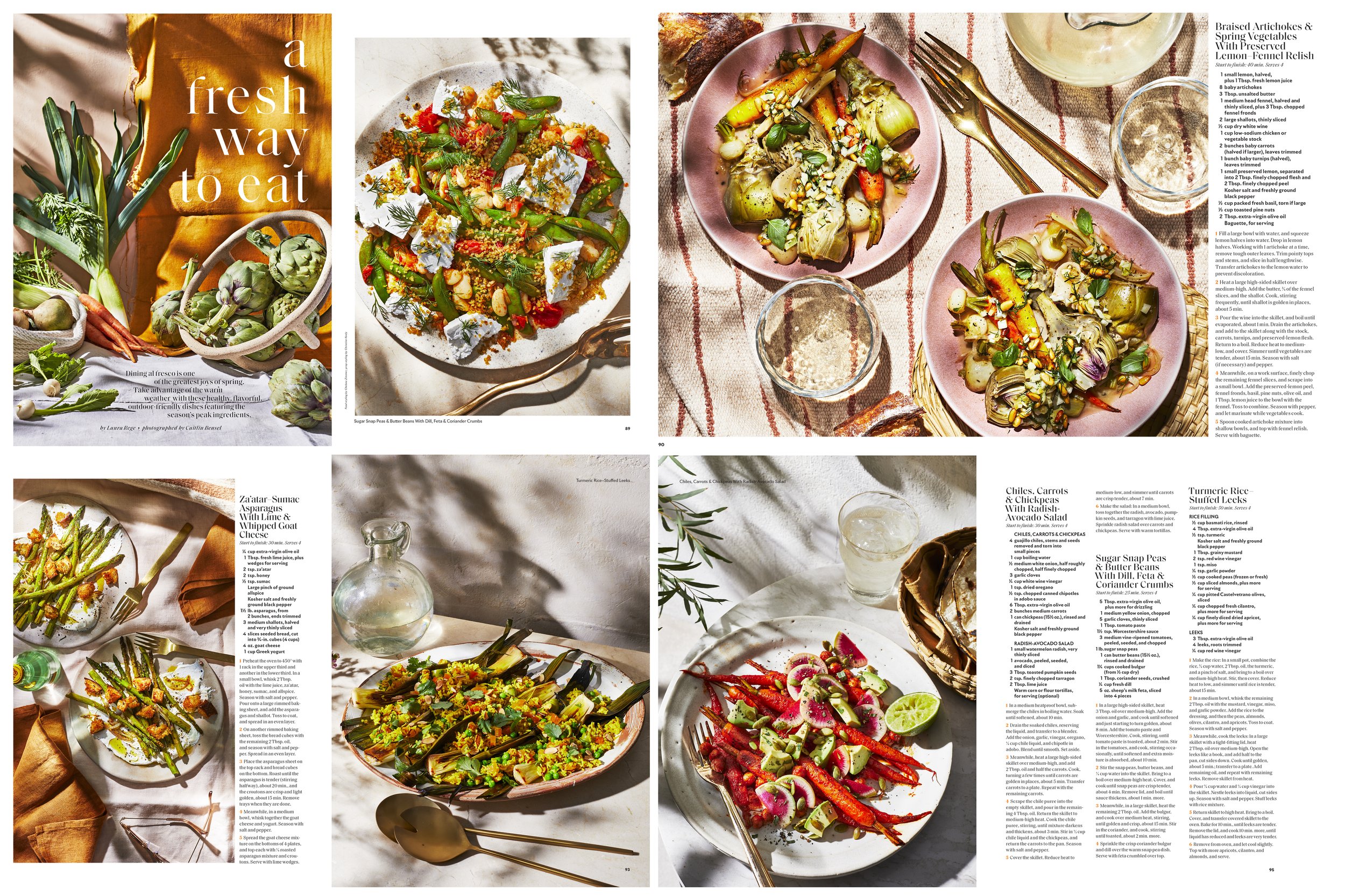 Final Photos and Layout: Food Feature- A Fresh Way To Eat