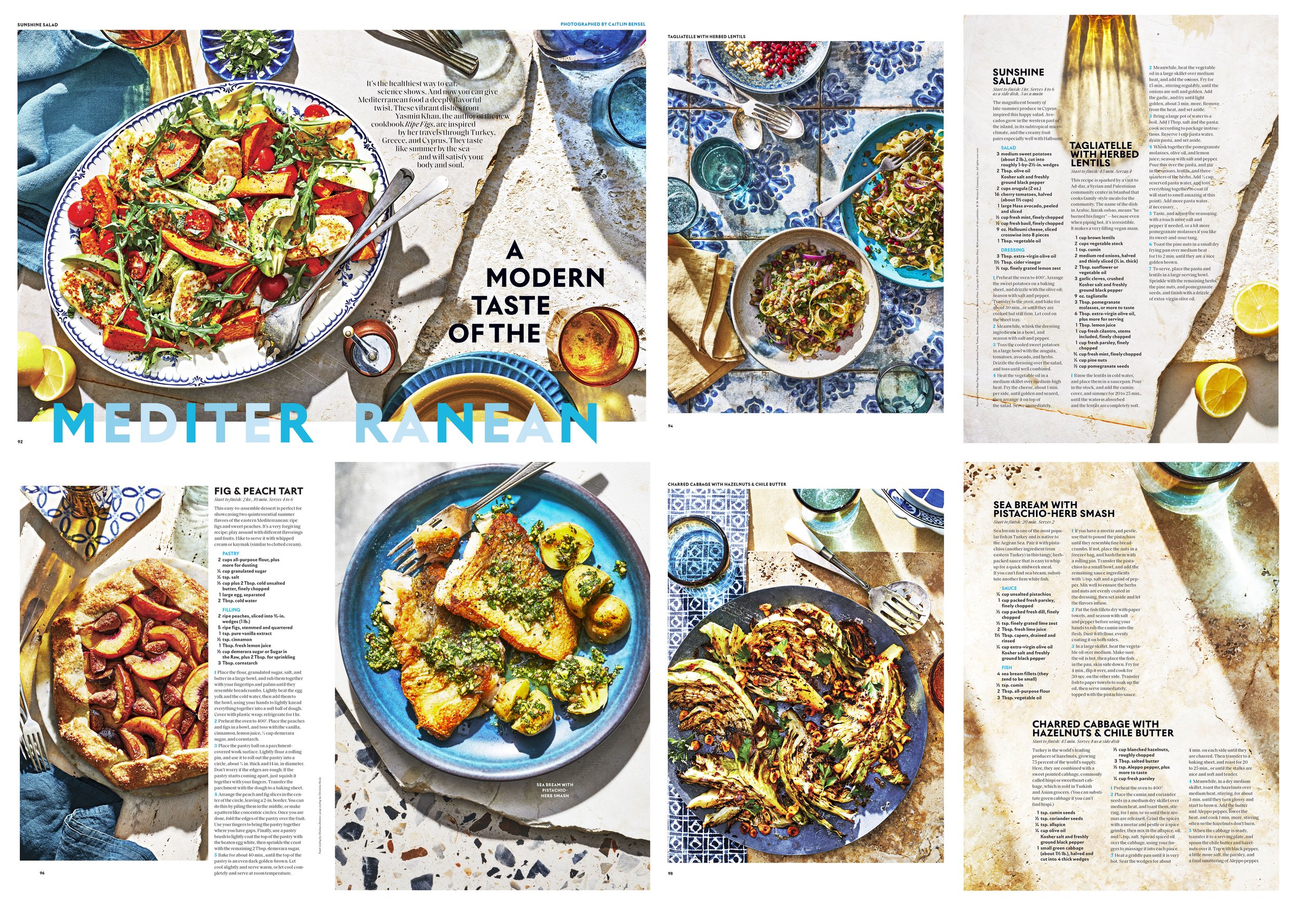 Final Photos and Layout: Food Feature- A Modern Taste of The Mediterranean