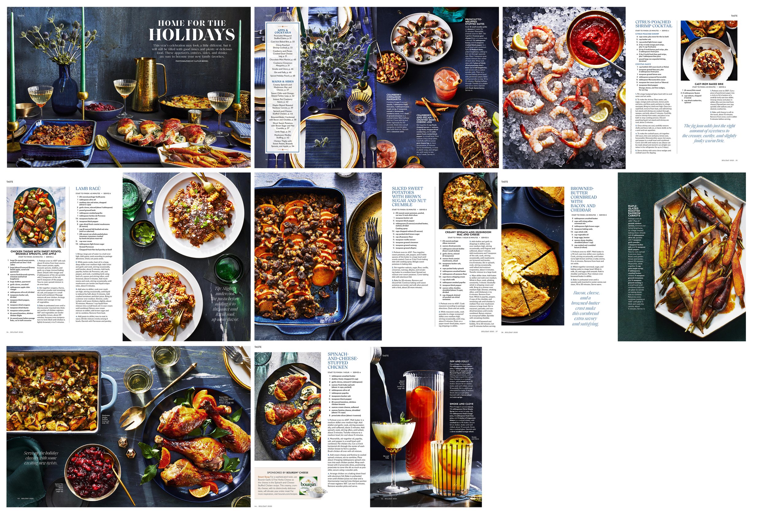 Final Photos and Layout: Food Feature- Home For The Holidays