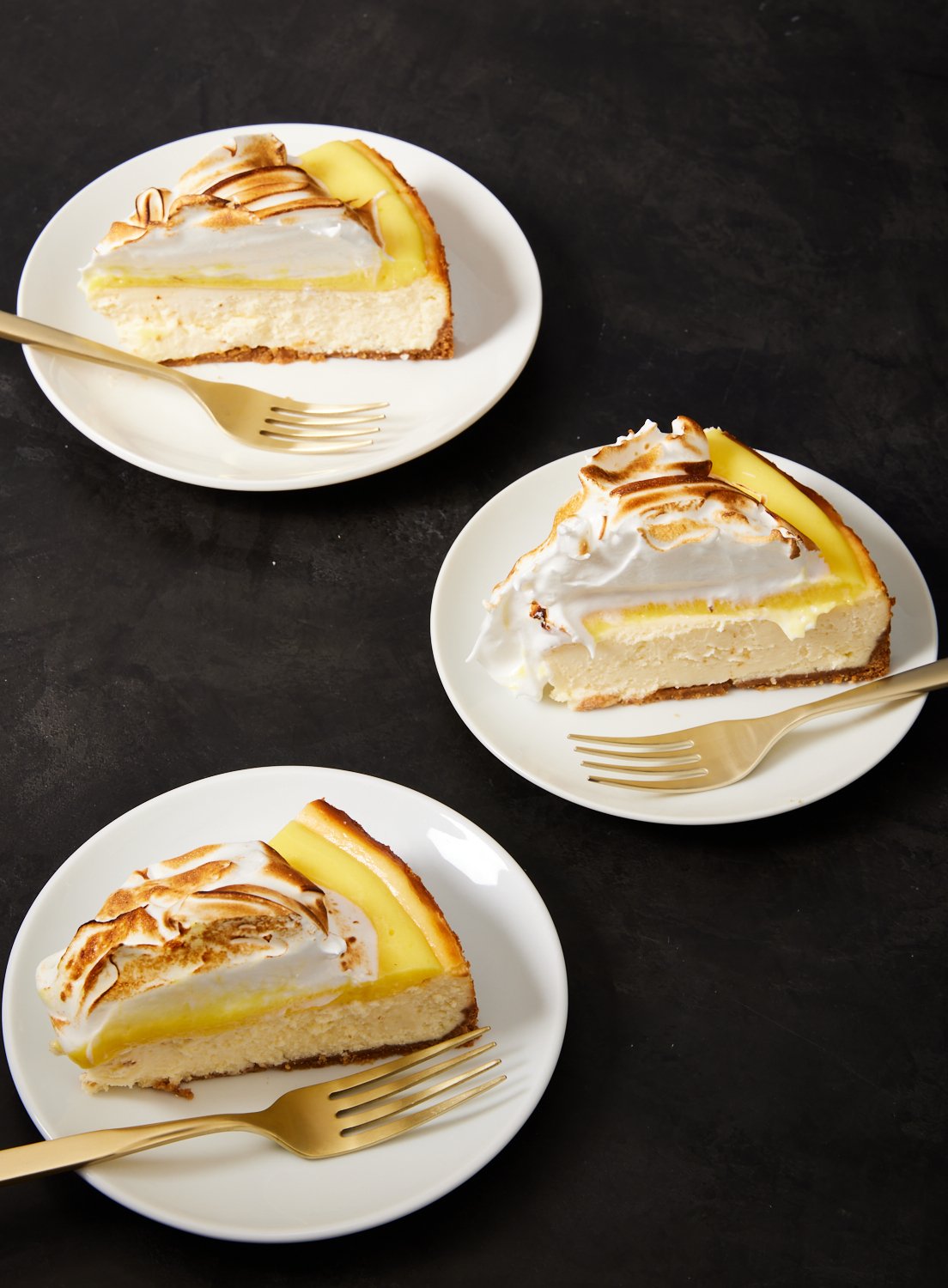 Lemon Meringue Cheesecake Slices