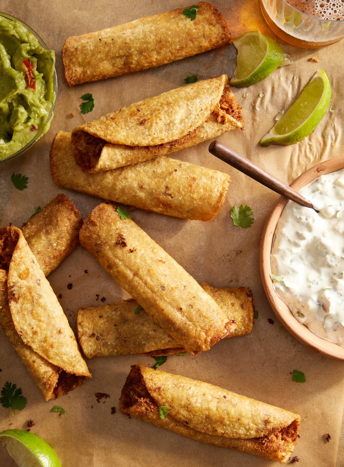 Bean and Cheese Taquitos