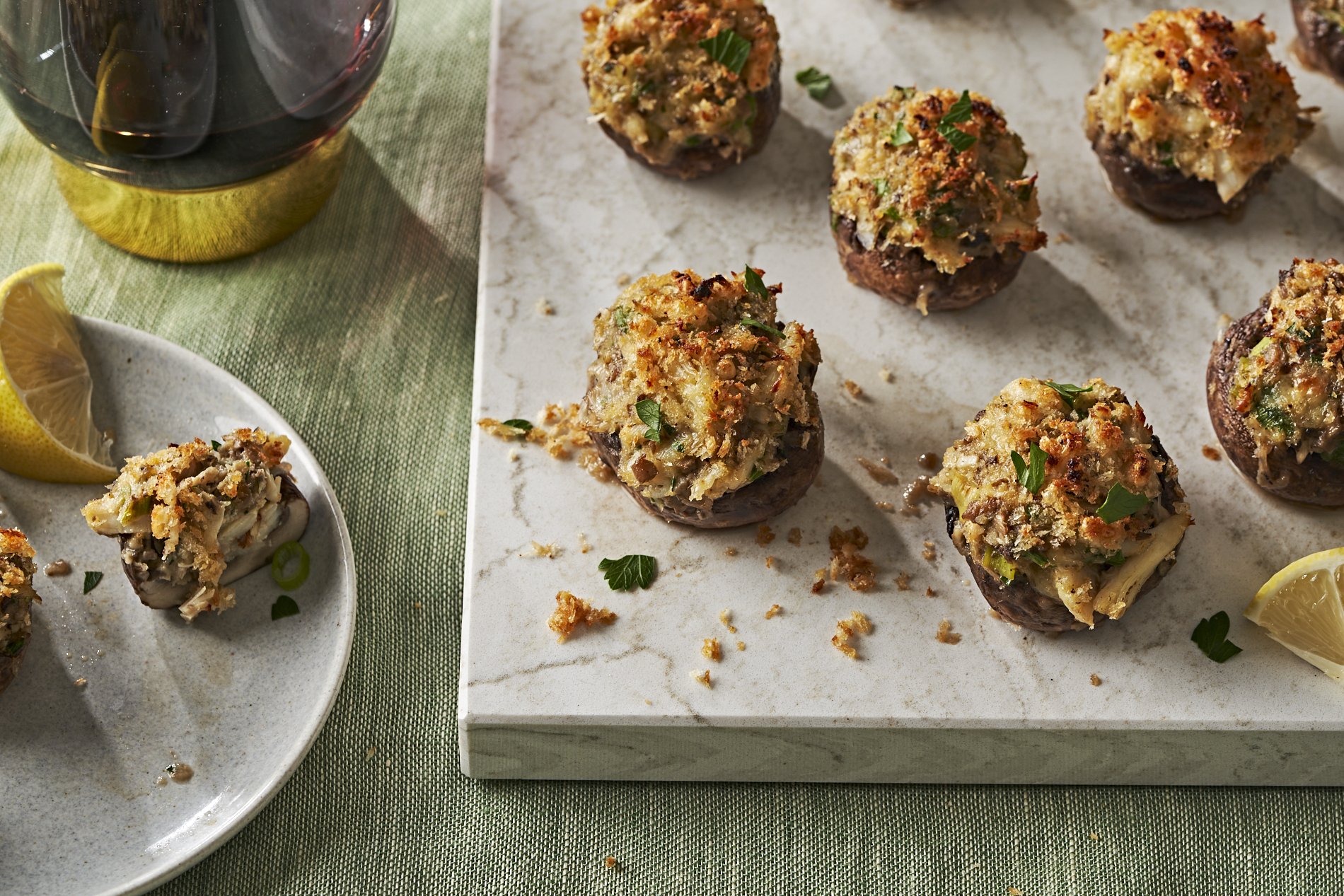 Crab Stuffed Mushrooms