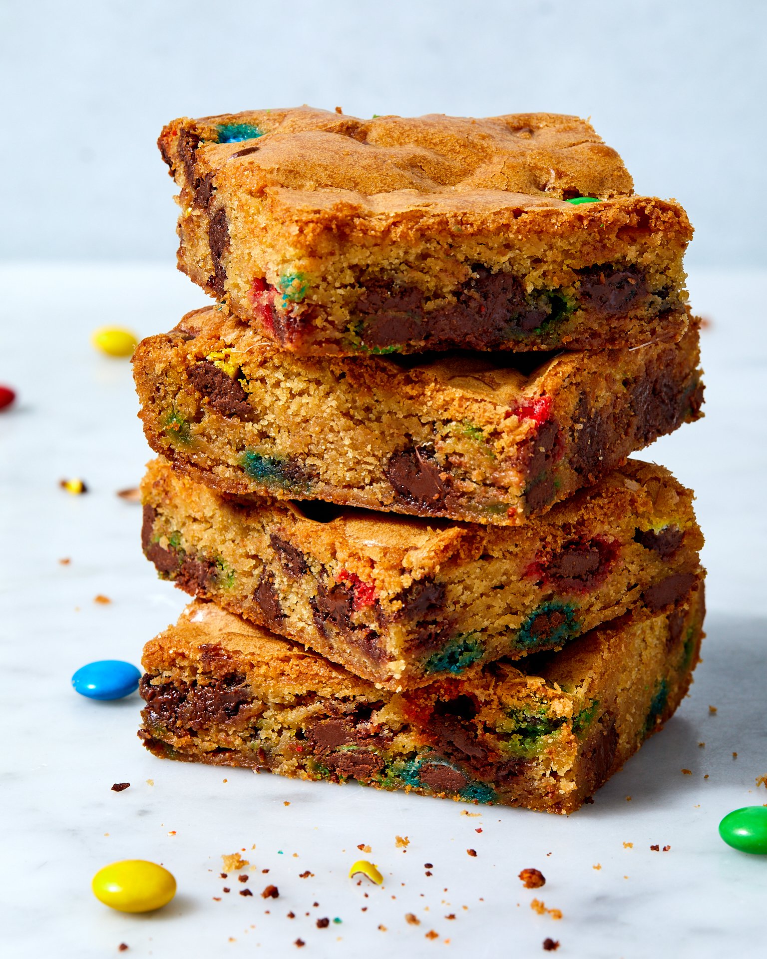 M&M Cookie Bars