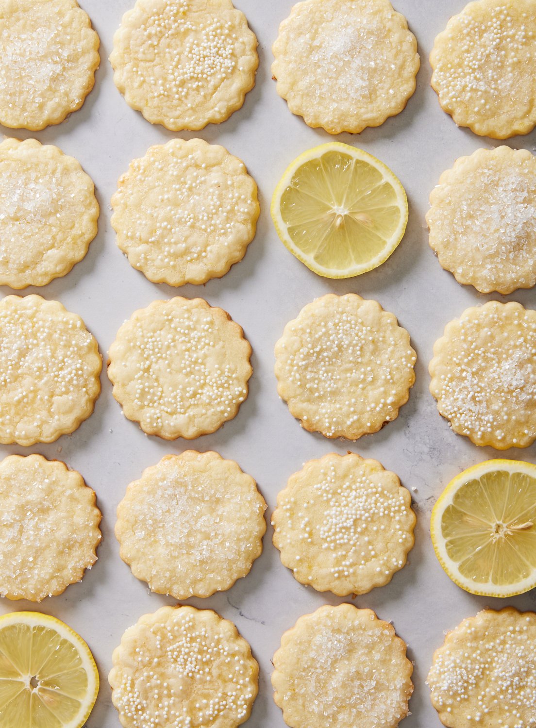 Lemon Shortbread Cookies