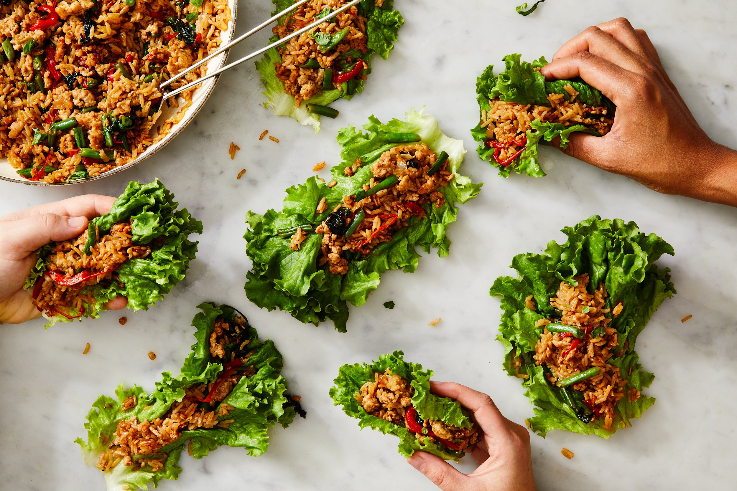 One-Skillet Creamy Thai Basil Chicken