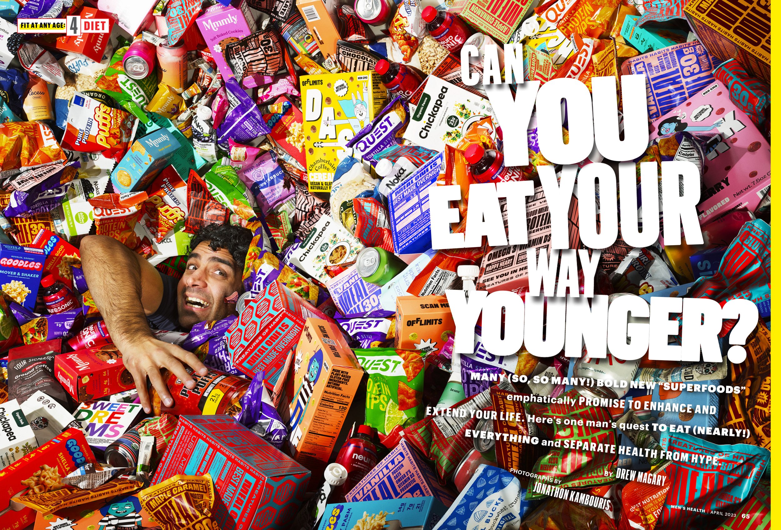 Can You Eat Your Way Younger?, Men's Health Magazine, April 2023