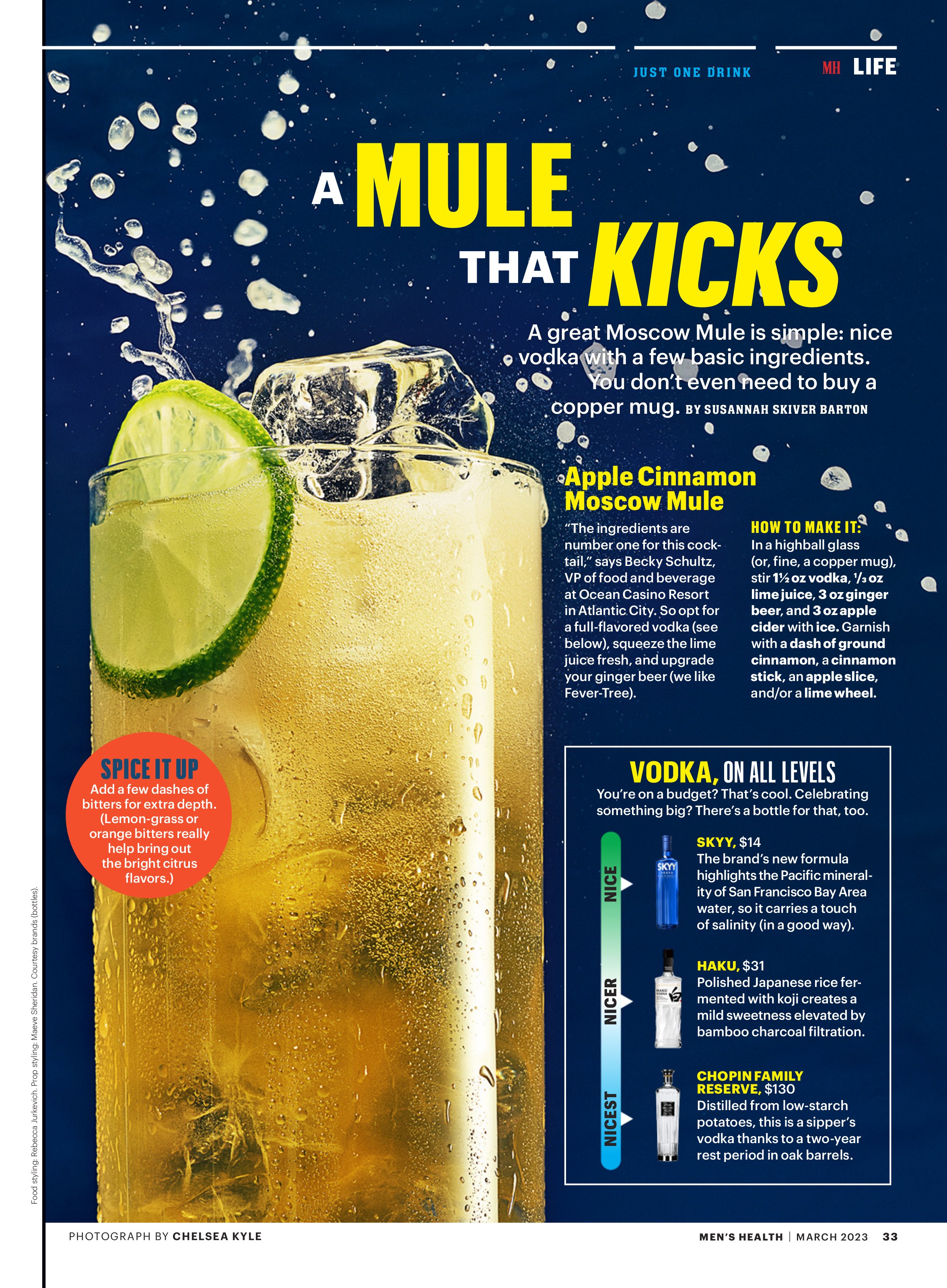 A Mule That Kicks, Men's Health Magazine, March 2023