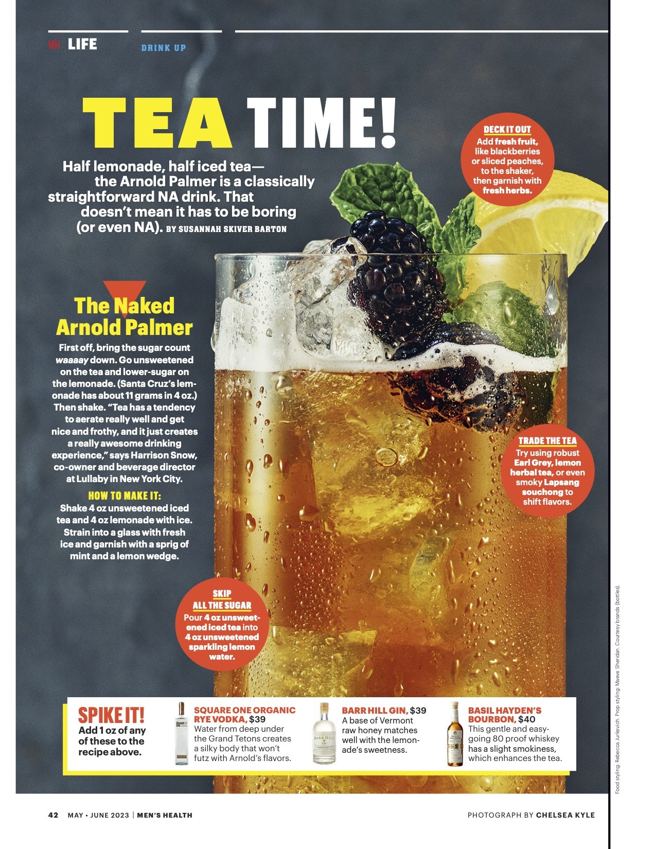 Tea Time!, Men's Health Magazine, May 2023