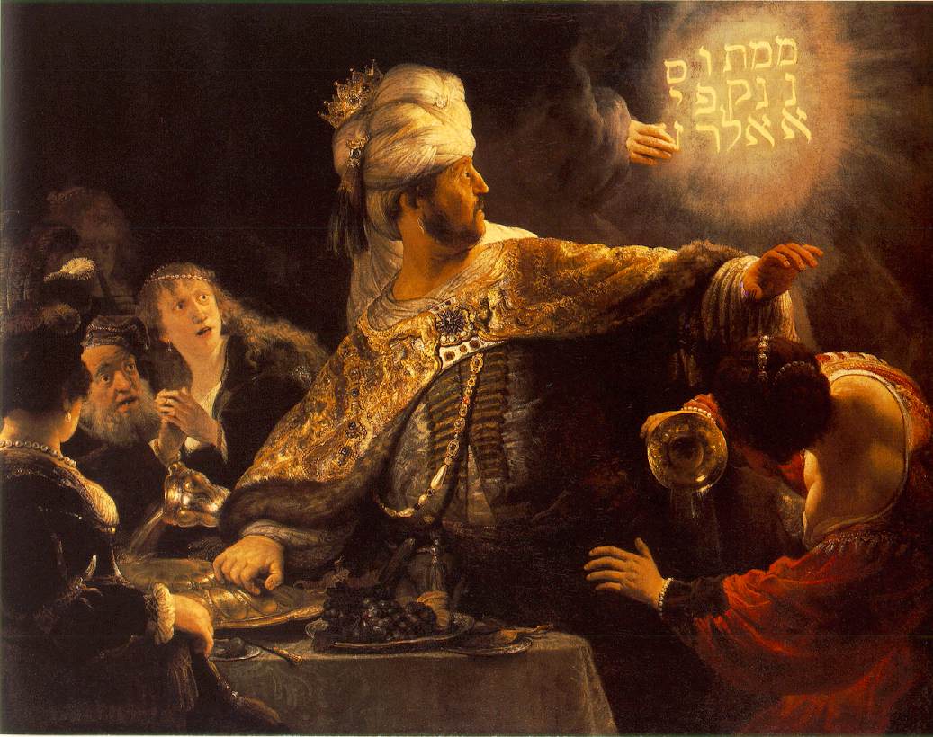 Rembrandt, Belshazzar's Feast , 1635
