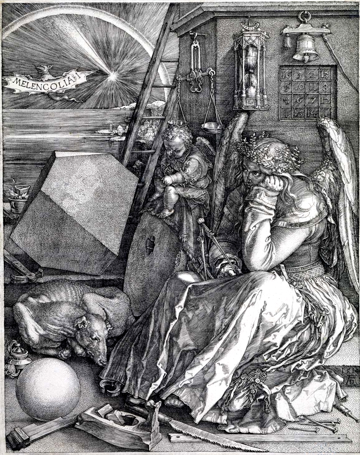 Albrecht Dürer, Melencolia, 1514