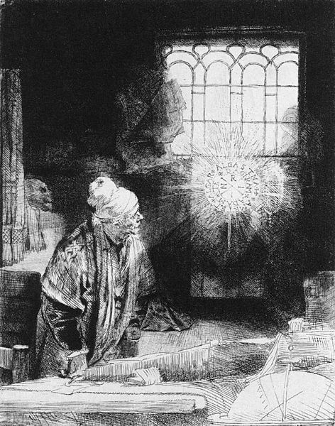 Rembrandt, The Alchemist, c. 1652
