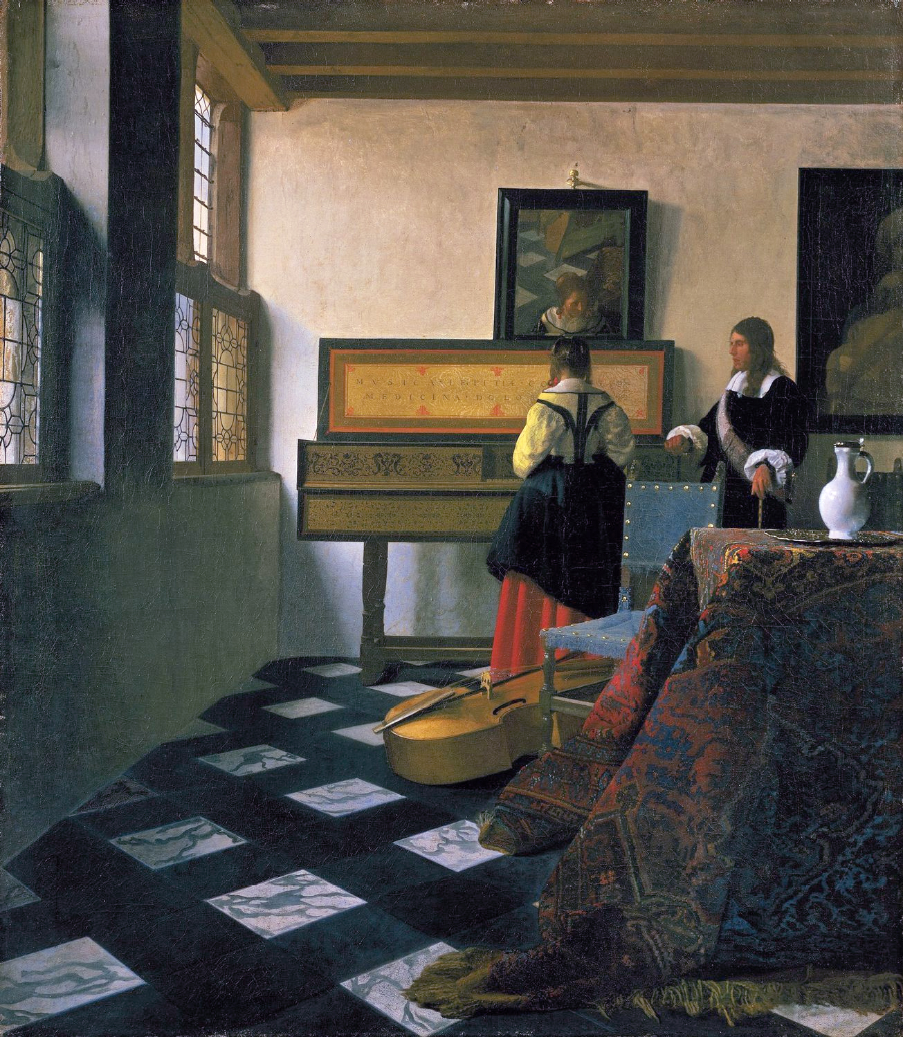  Johannes Vermeer, The Music Lesson, c. 1662, Royal Collection, St. James's Palace, London