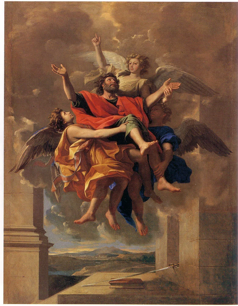 Nicolas Poussin, The ecstasy of Saint Paul, 1649-50, The Louvre Museum, Paris