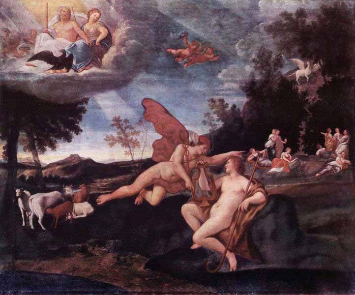 Francesco Albani, Mercury and Apollo , 1623-25, Galleria Nazionale d'Arte Antica, Rome