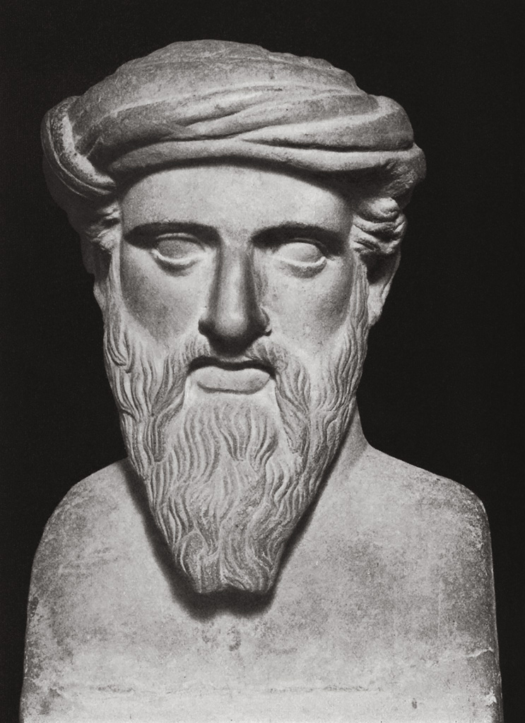 Bust of Pythagoras , Rome, Capitoline Museums, Palazzo Nuovo, Hall of the Philosophers